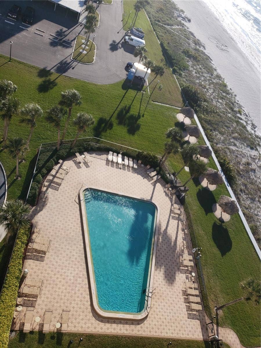 1460 GULF BOULEVARD, #1102, Clearwater, FL 33767 Views of the pool