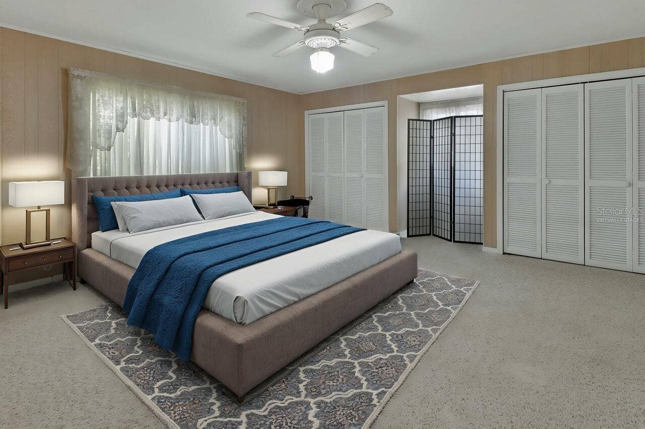 1440 ARROYO VISTA DRIVE, Deland, FL 32724 Virtually staged master bedroom 1st floor