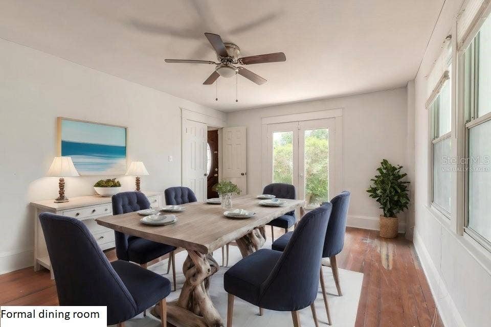 724 N OLEANDER AVENUE, Daytona Beach, FL 32118 Virtually staged dining room