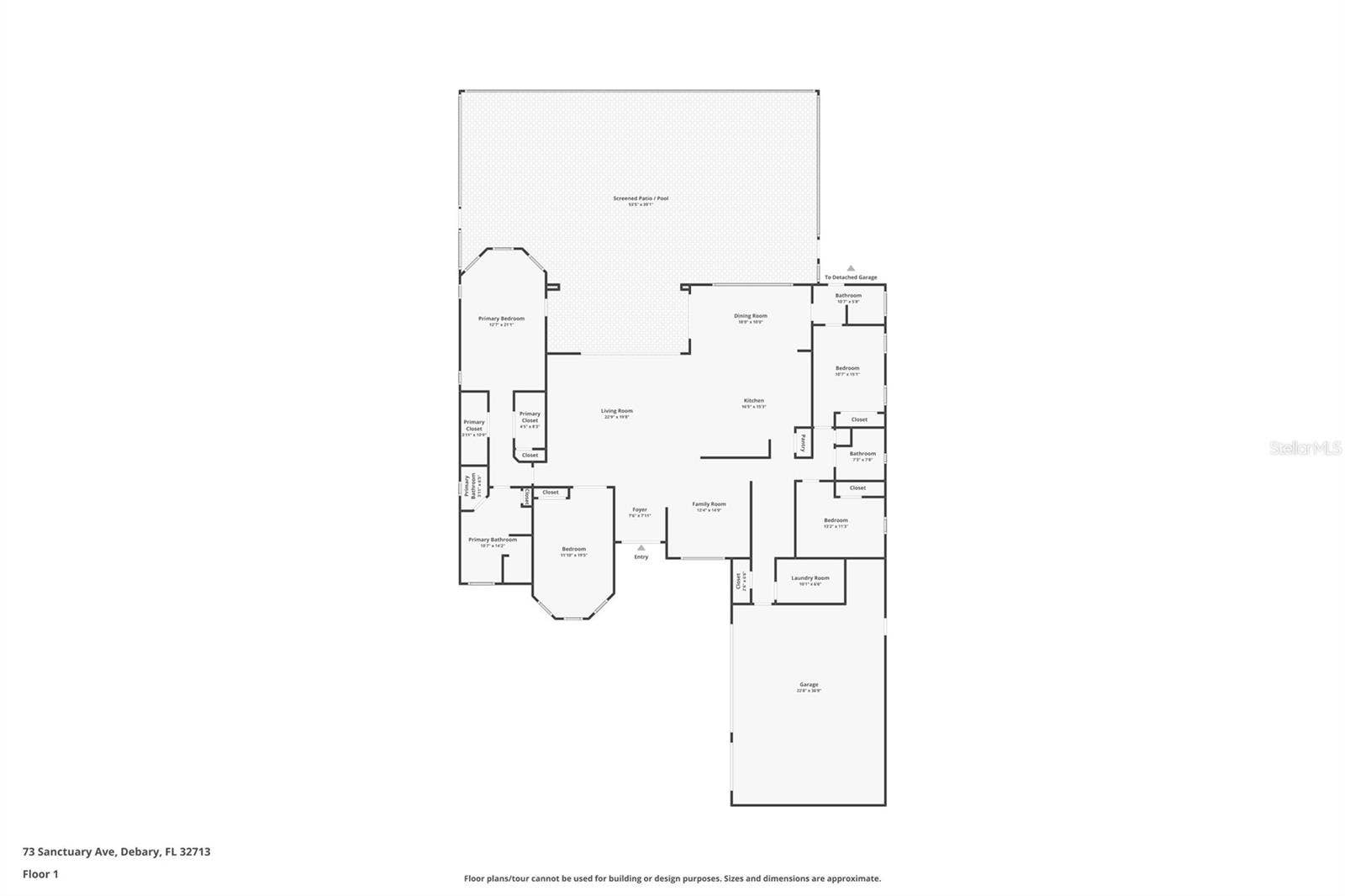 73 SANCTUARY AVENUE, Debary, FL 32713 MAIN HOUSE