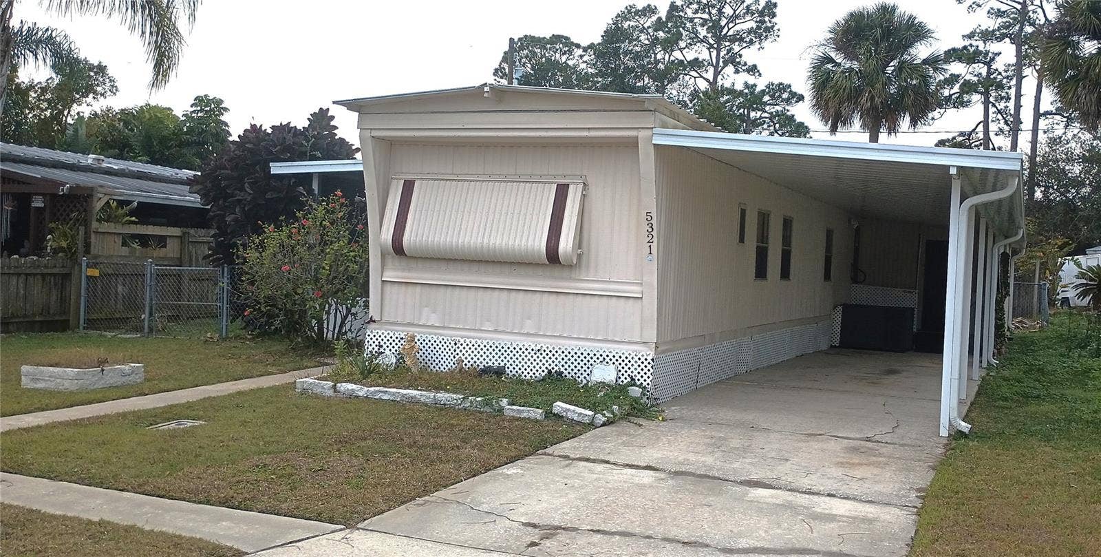 5321 CHRISTIANCY AVENUE, Port Orange, FL 32127 NEW carport
