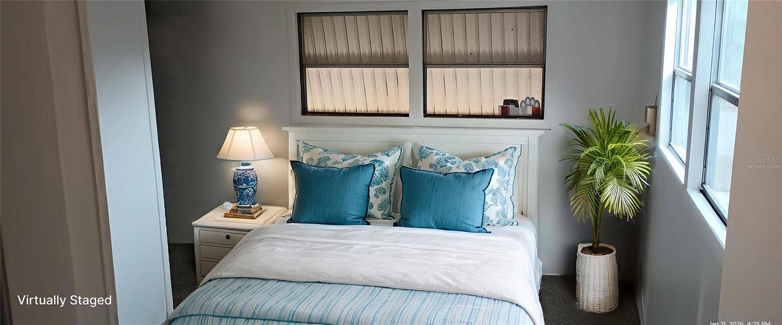 5321 CHRISTIANCY AVENUE, Port Orange, FL 32127 front bedroom virtually staged
