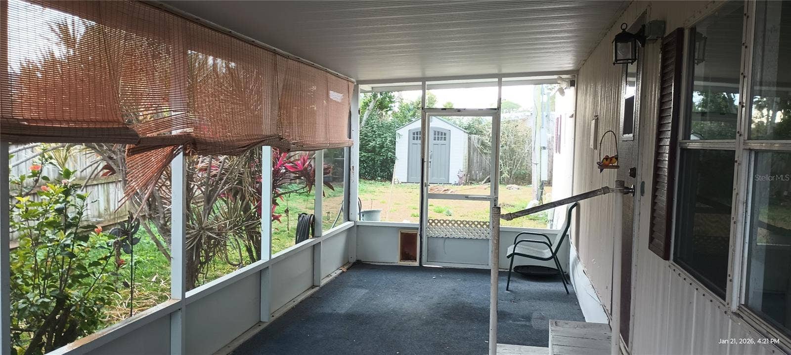 5321 CHRISTIANCY AVENUE, Port Orange, FL 32127 screened porch 30 x9