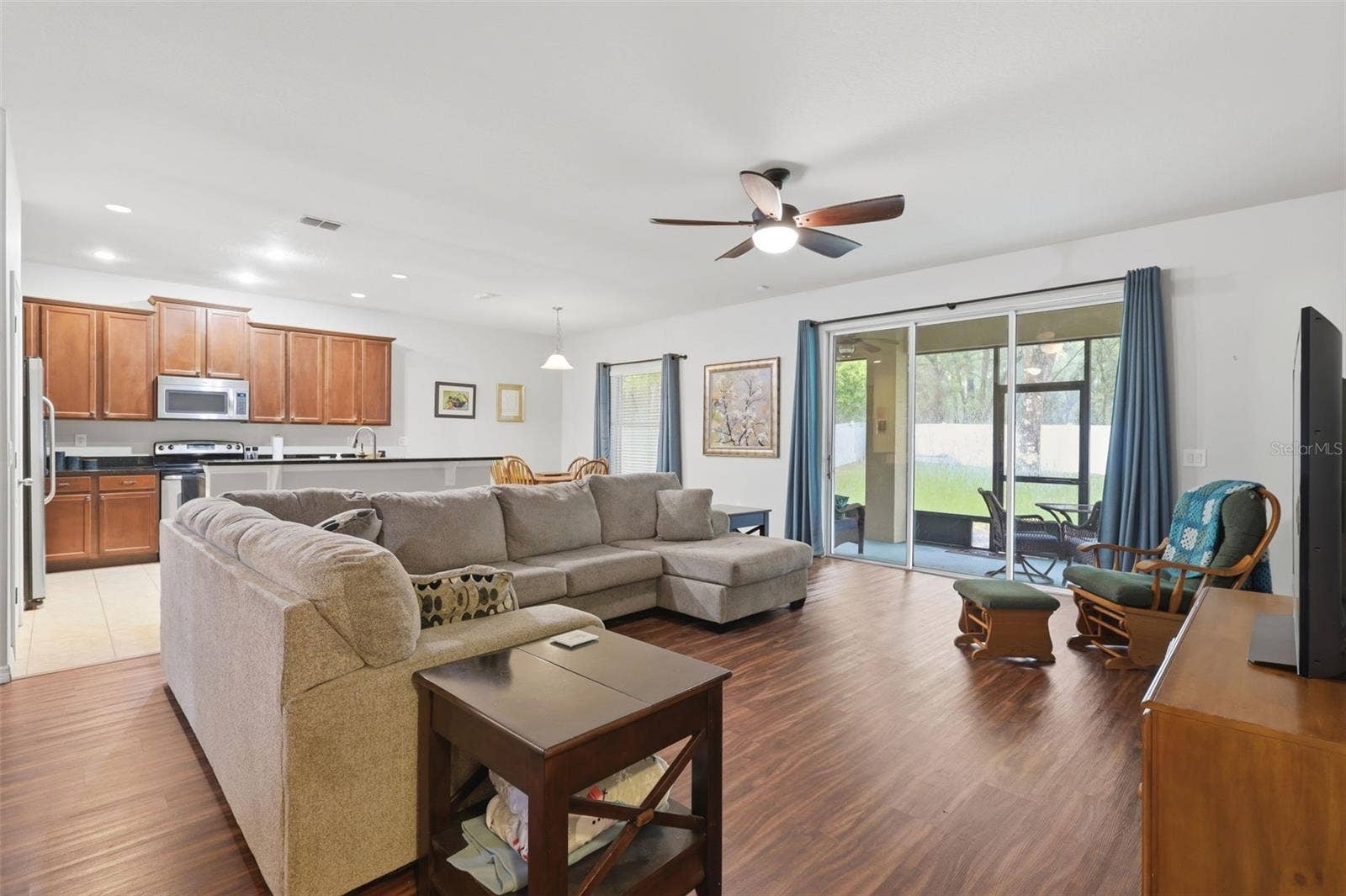 1604 BLUE GRASS BOULEVARD, Deland, FL 32724 Family Rm to Kitchen