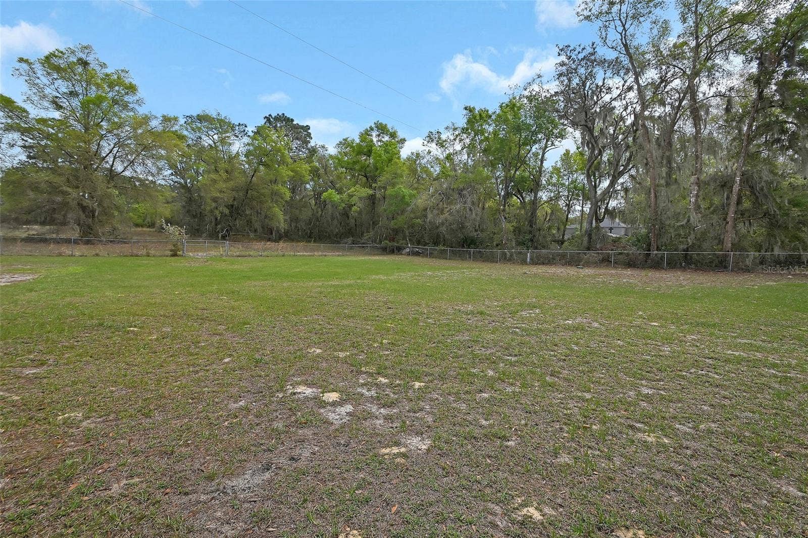 4611 GRAND AVENUE, De Leon Springs, FL 32130 back open area of land
