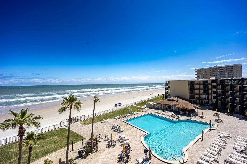 2301 S ATLANTIC AVENUE, #507, Daytona Beach, FL 32118 Pool and Beach view