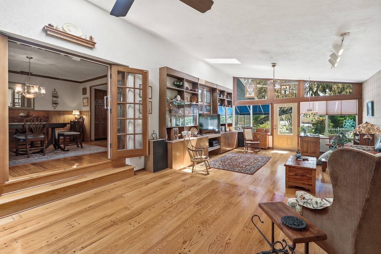 6491 SPRUCE CREEK ROAD, Port Orange, FL 32127 Great room with so much natural light!