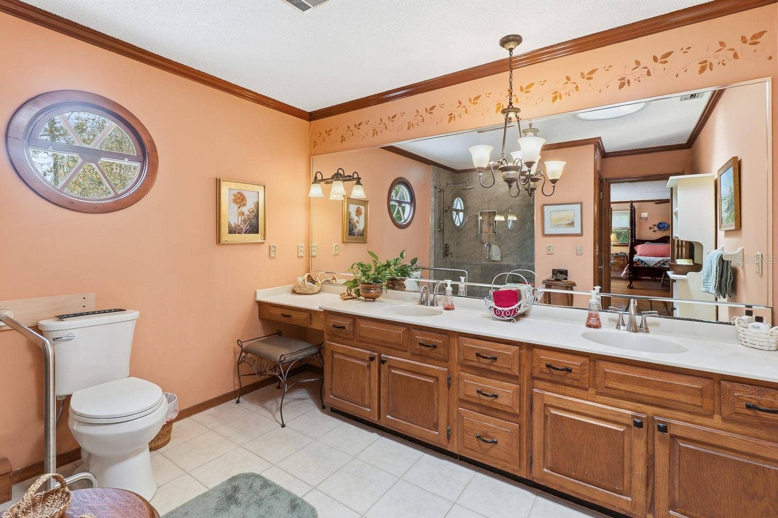 6491 SPRUCE CREEK ROAD, Port Orange, FL 32127 Primary bathroom