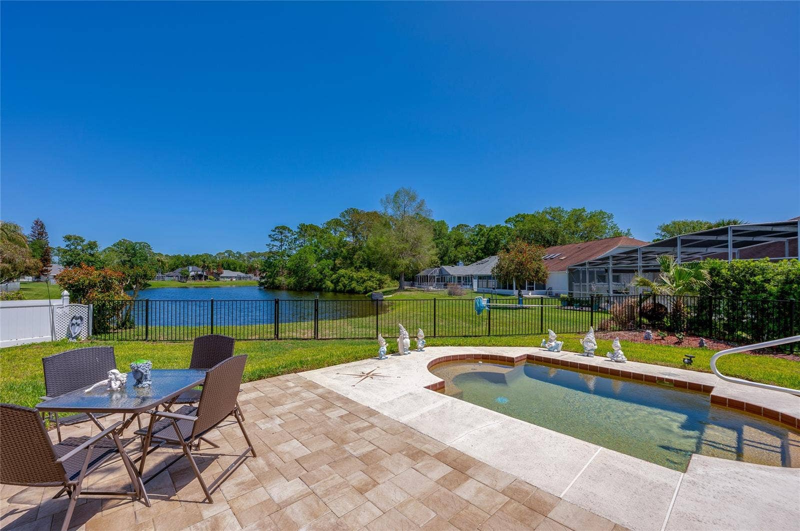 1312 N WEMBLEY CIRCLE, Port Orange, FL 32128 And... you have a beautiful water view behind the home.