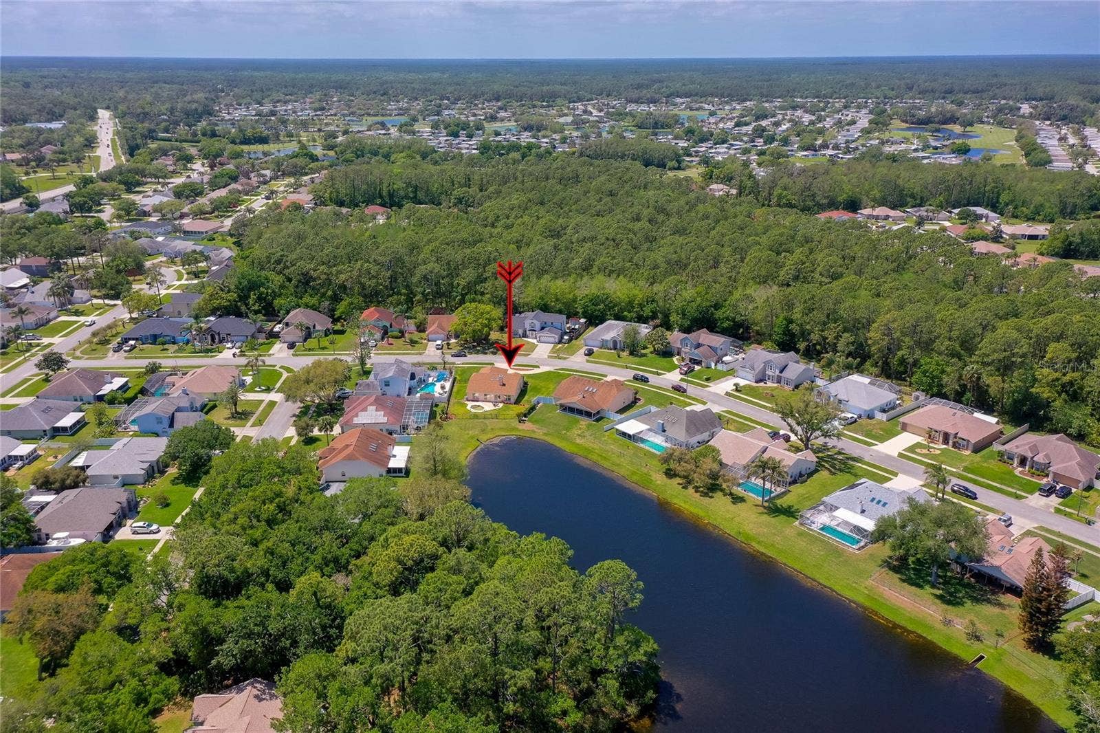 1312 N WEMBLEY CIRCLE, Port Orange, FL 32128 Tranquil setting
