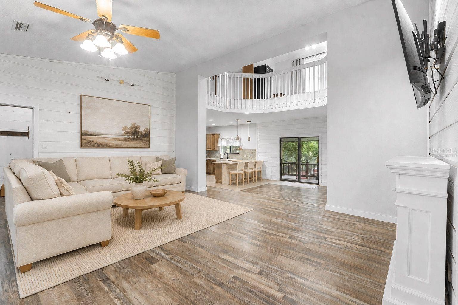 1268 MCGREGOR ROAD, Deland, FL 32720 Virtually Staged Living Room MAIN HOUSE