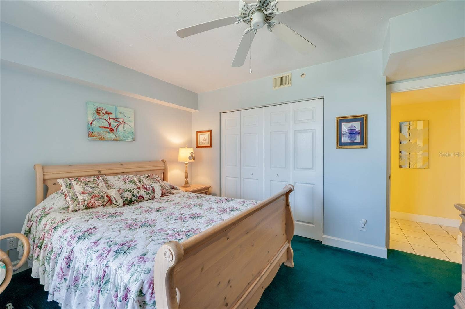 4575 S ATLANTIC AVENUE, #6101, Port Orange, FL 32127 Another angle highlights the rooms generous layout, complete with closet storage and easy access to the main living areas.