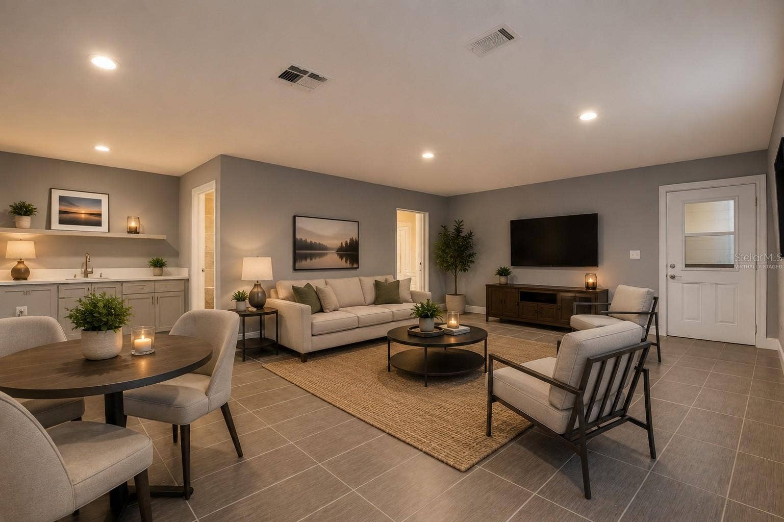 5414 RIVERSIDE DRIVE, Port Orange, FL 32127 Studio/Basement - First Floor (virtually staged)