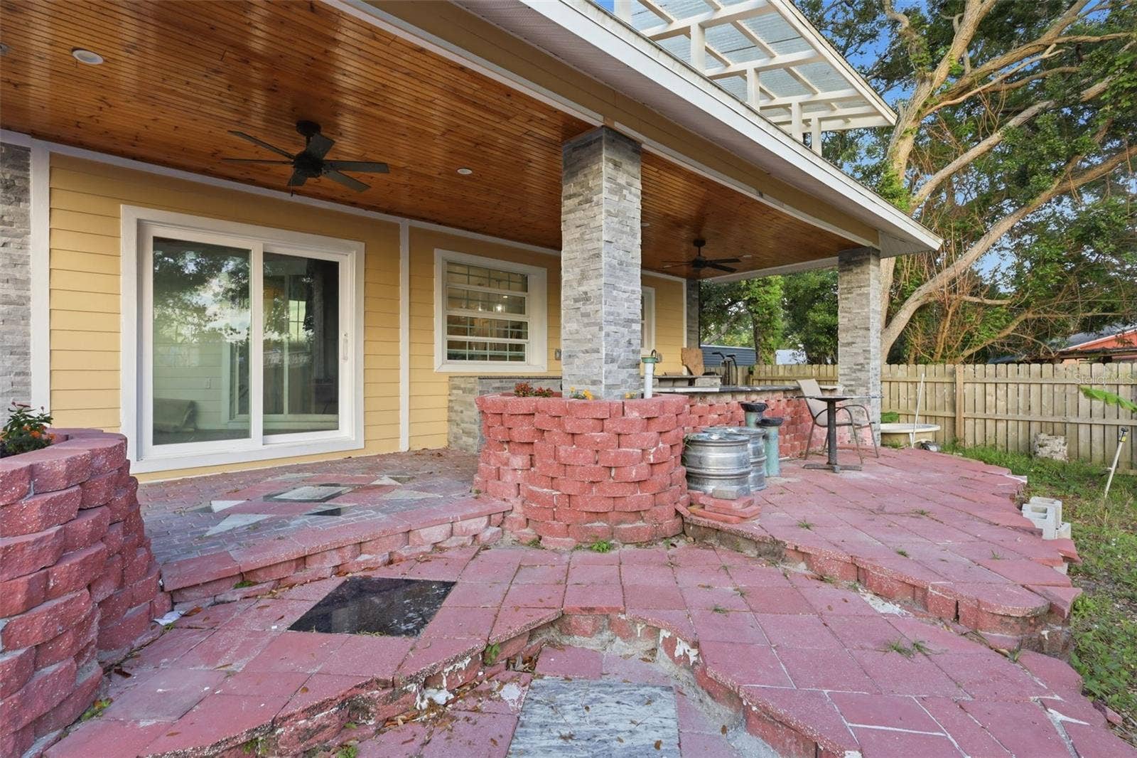 5414 RIVERSIDE DRIVE, Port Orange, FL 32127 Brick pavers pathway by Outdoor Kitchen