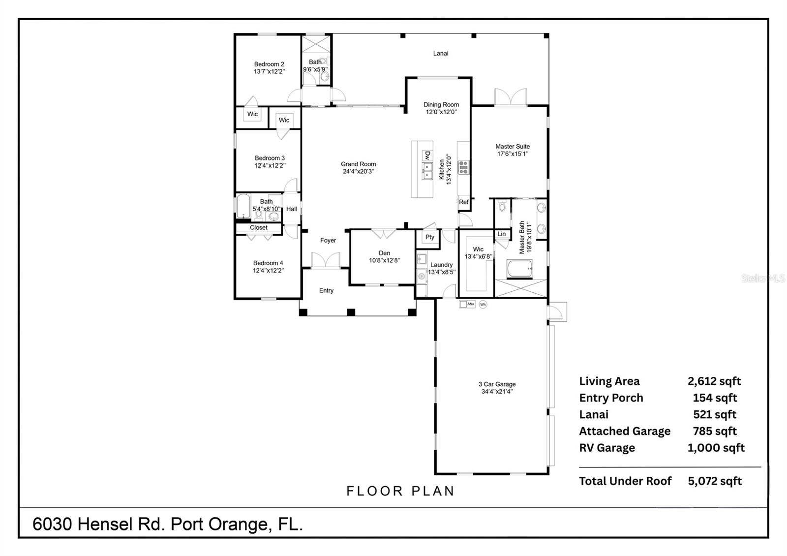 6030 HENSEL ROAD, Port Orange, FL 32127 6030 HENSEL ROAD, Port Orange, FL 32127