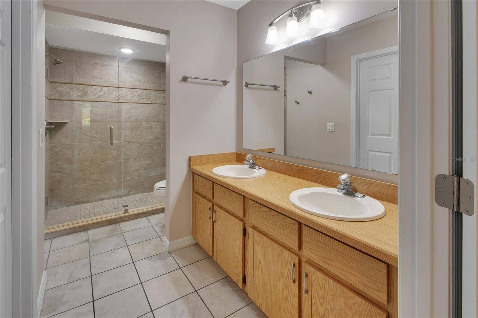 Primary bathroom.