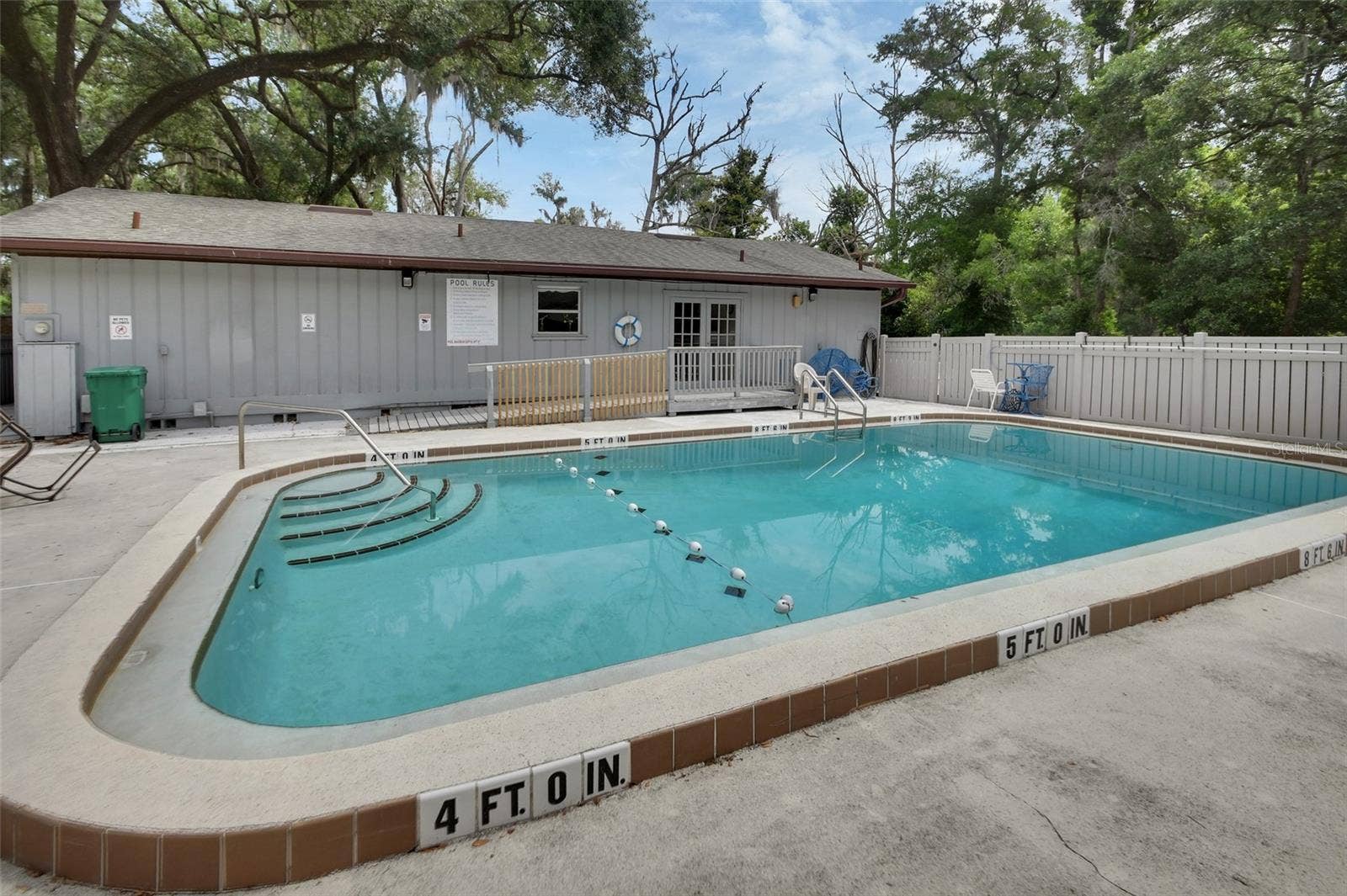 Community pool and clubhouse.