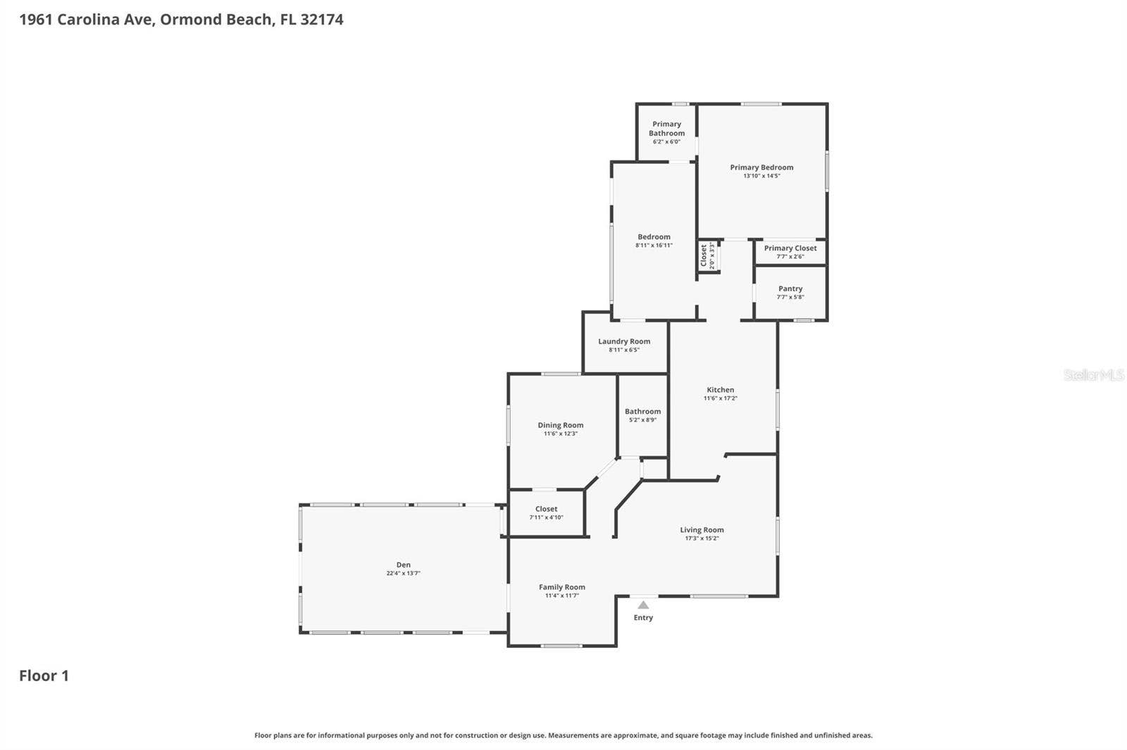 1961 CAROLINA AVENUE, Ormond Beach, FL 32174 1961 CAROLINA AVENUE, Ormond Beach, FL 32174