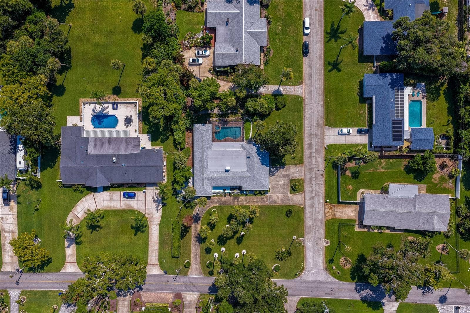 697 JOHN ANDERSON DRIVE, Ormond Beach, FL 32176 Notice the huge circular driveway on the north side