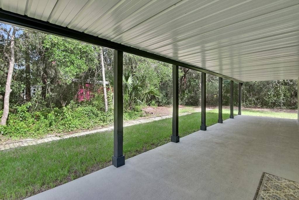 Patio under the upstairs deck. 42x10
