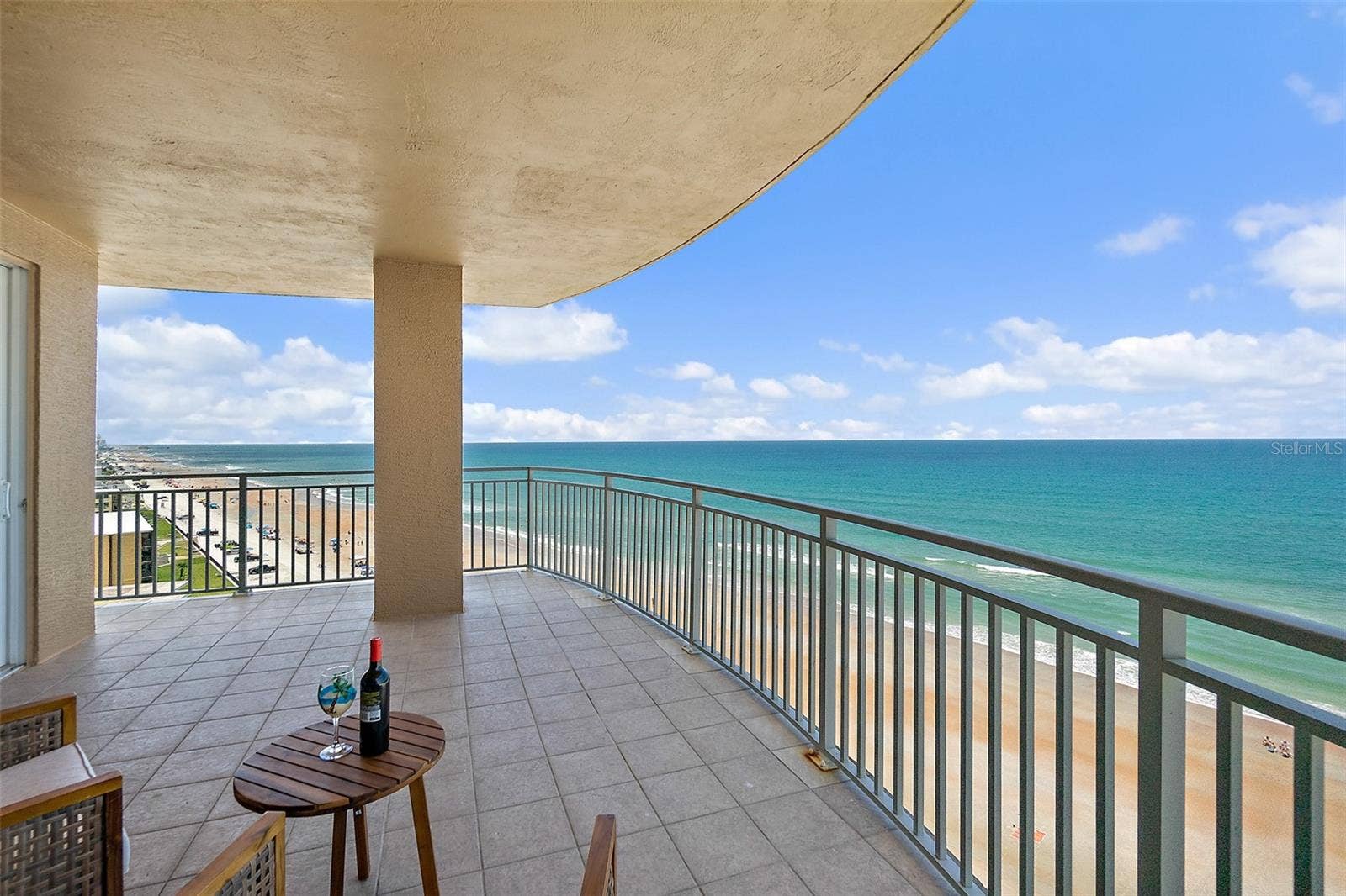 2403 S ATLANTIC AVENUE, #1008, Daytona Beach Shores, FL 32118 Oceanfront balcony that protrudes 14 feet