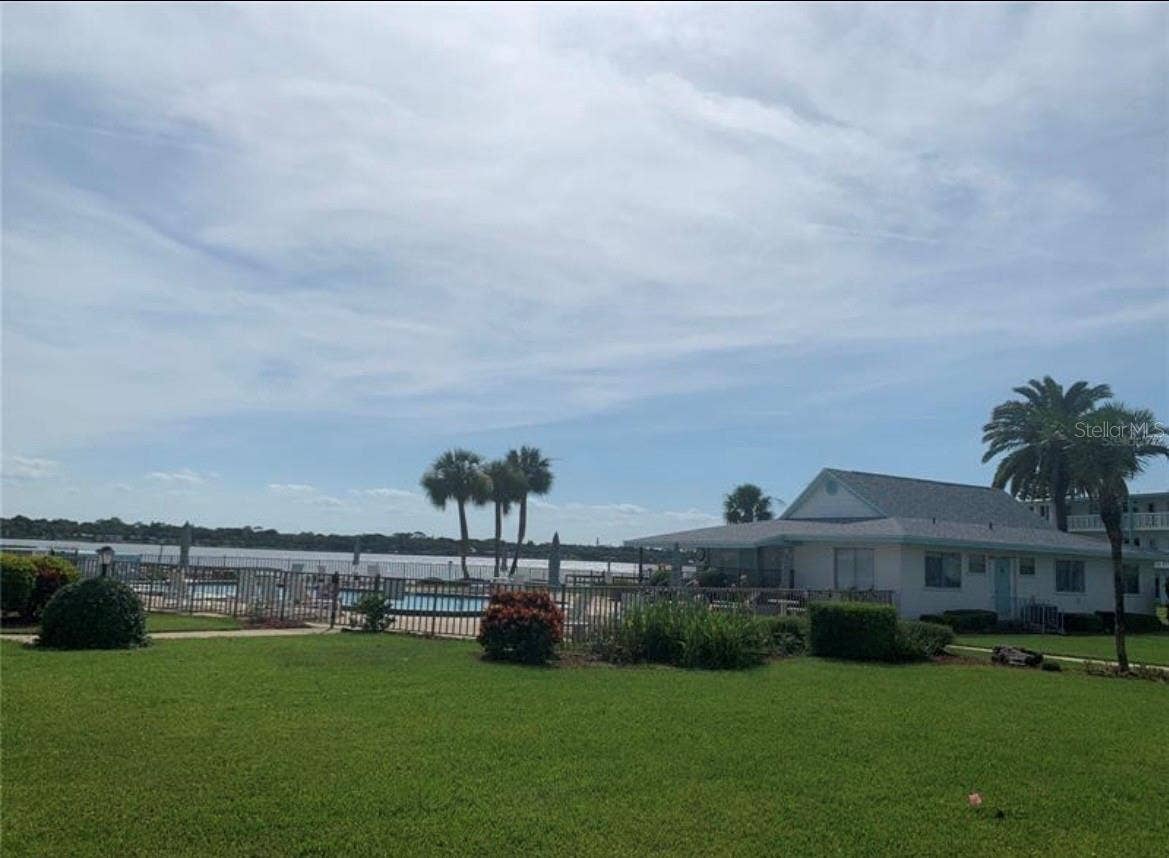 3009 N HALIFAX AVENUE, #2, Daytona Beach, FL 32118 Clubhouse with Pool overlooking the Halifax River Intracoastal