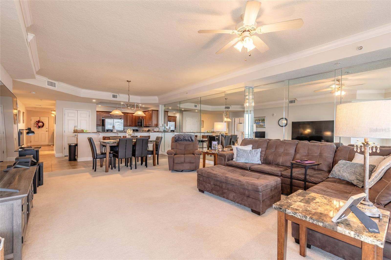 2403 S ATLANTIC AVENUE, #910, Daytona Beach Shores, FL 32118 Living Room
