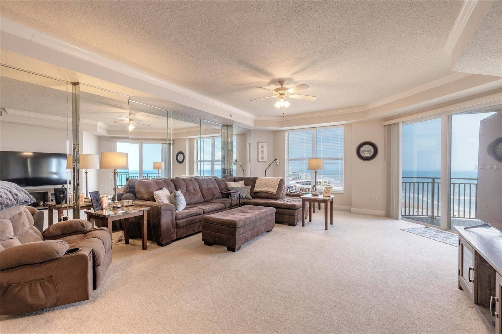 2403 S ATLANTIC AVENUE, #910, Daytona Beach Shores, FL 32118 Living Room