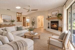 229 GEORGETOWNE BOULEVARD, Daytona Beach, FL 32119 Staged Living Room