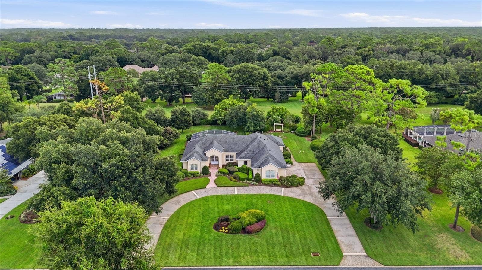 1681 TIMBER EDGE DRIVE, Deland, FL 32724 FRONT AERIAL VIEW