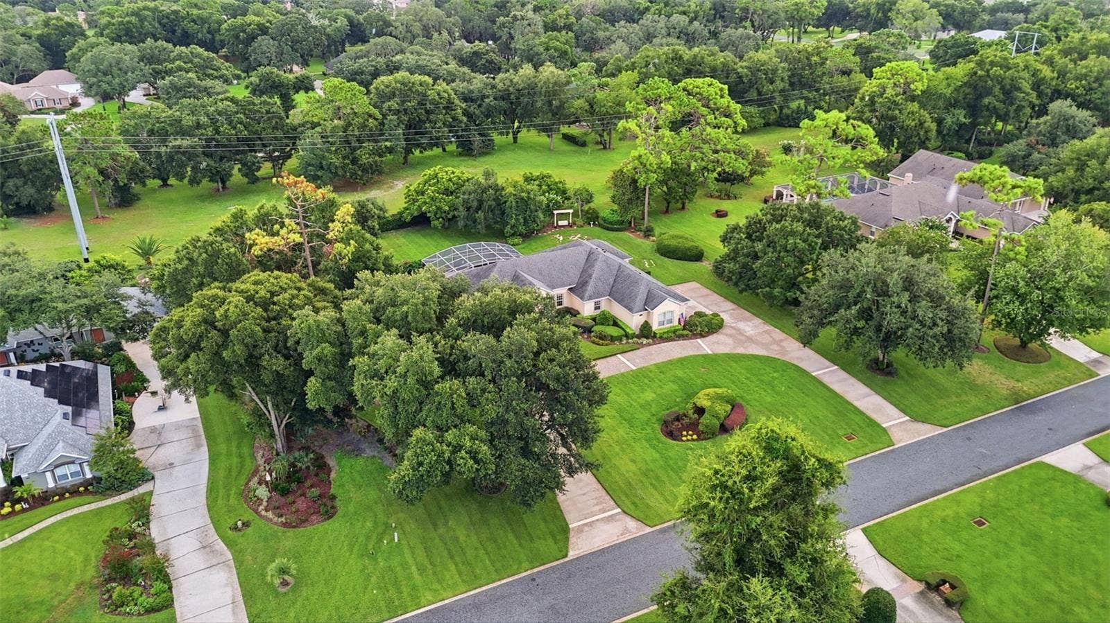 1681 TIMBER EDGE DRIVE, Deland, FL 32724 TOP AERIAL VIEW