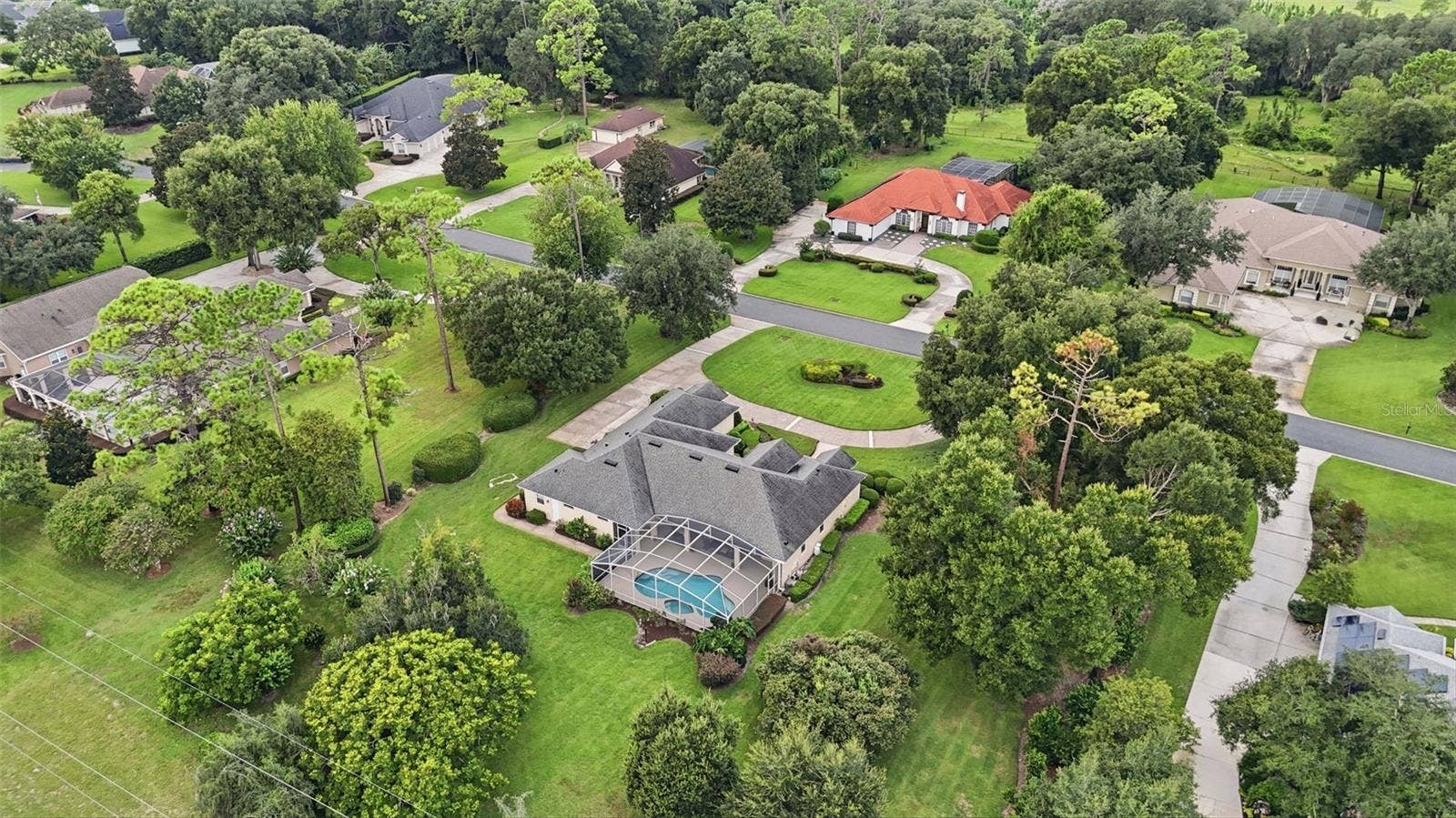 1681 TIMBER EDGE DRIVE, Deland, FL 32724 BACK AERIAL VIEW