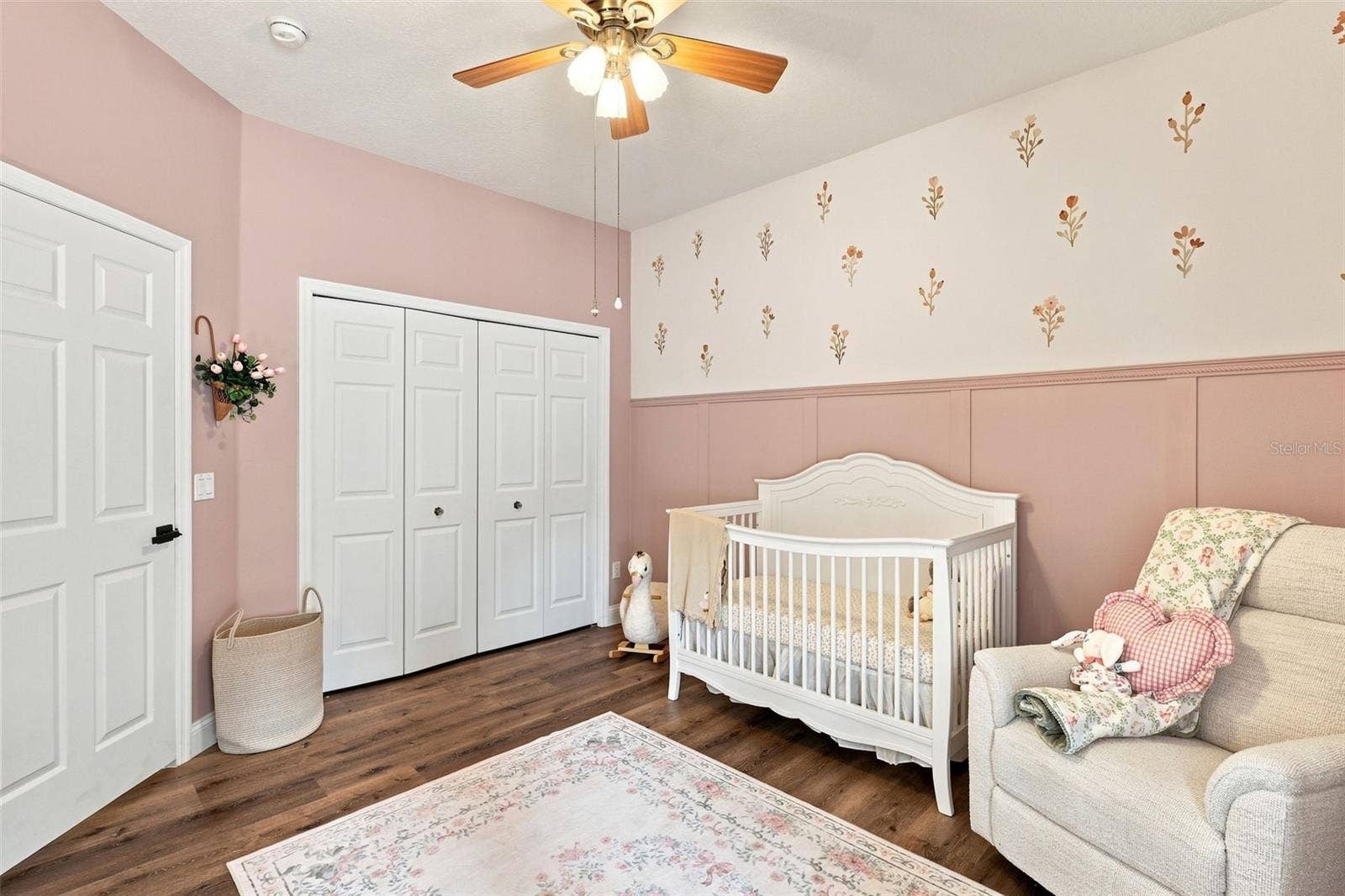 Second bedroom with built-in closet.
