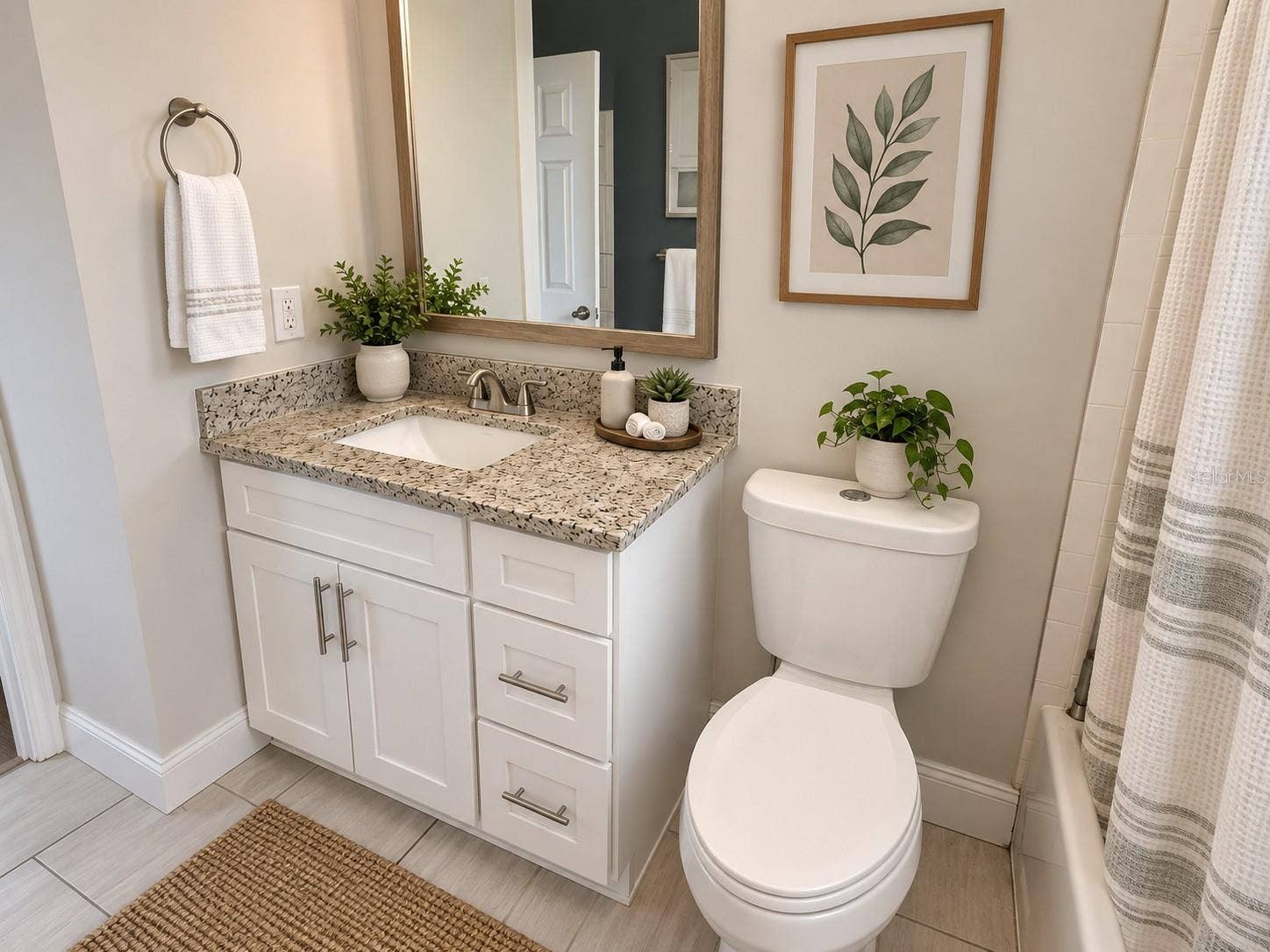 1102 OLD KINGS ROAD, Daytona Beach, FL 32117 Virt Staged Guest Bath