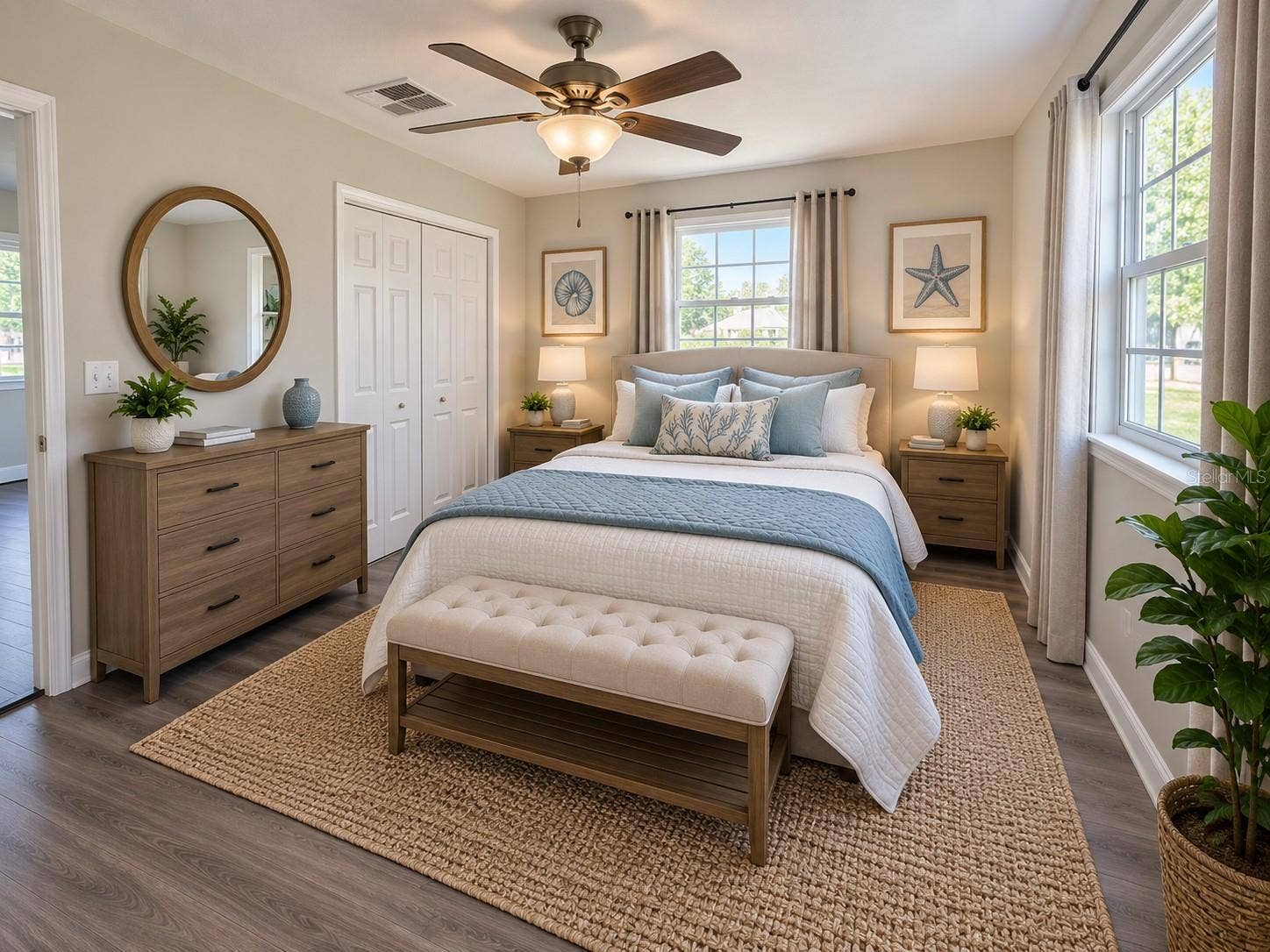 1102 OLD KINGS ROAD, Daytona Beach, FL 32117 Virt Staged Primary Bedroom