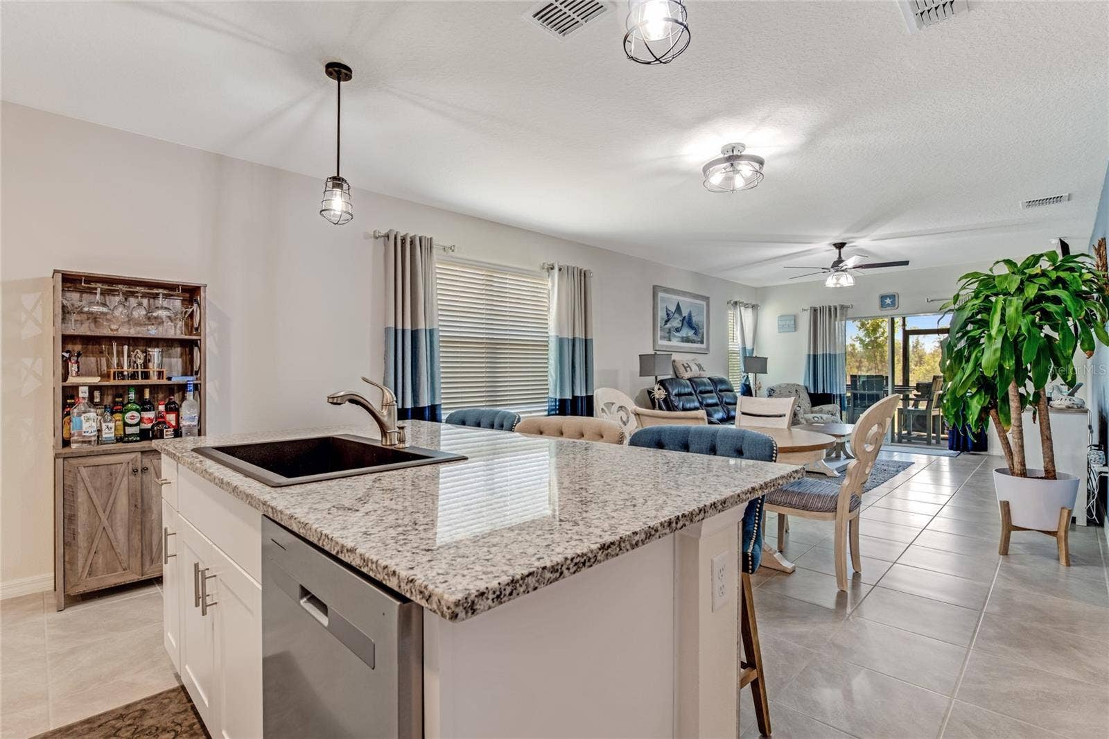 1362 CORK DRIVE, Ormond Beach, FL 32174 huge black sink