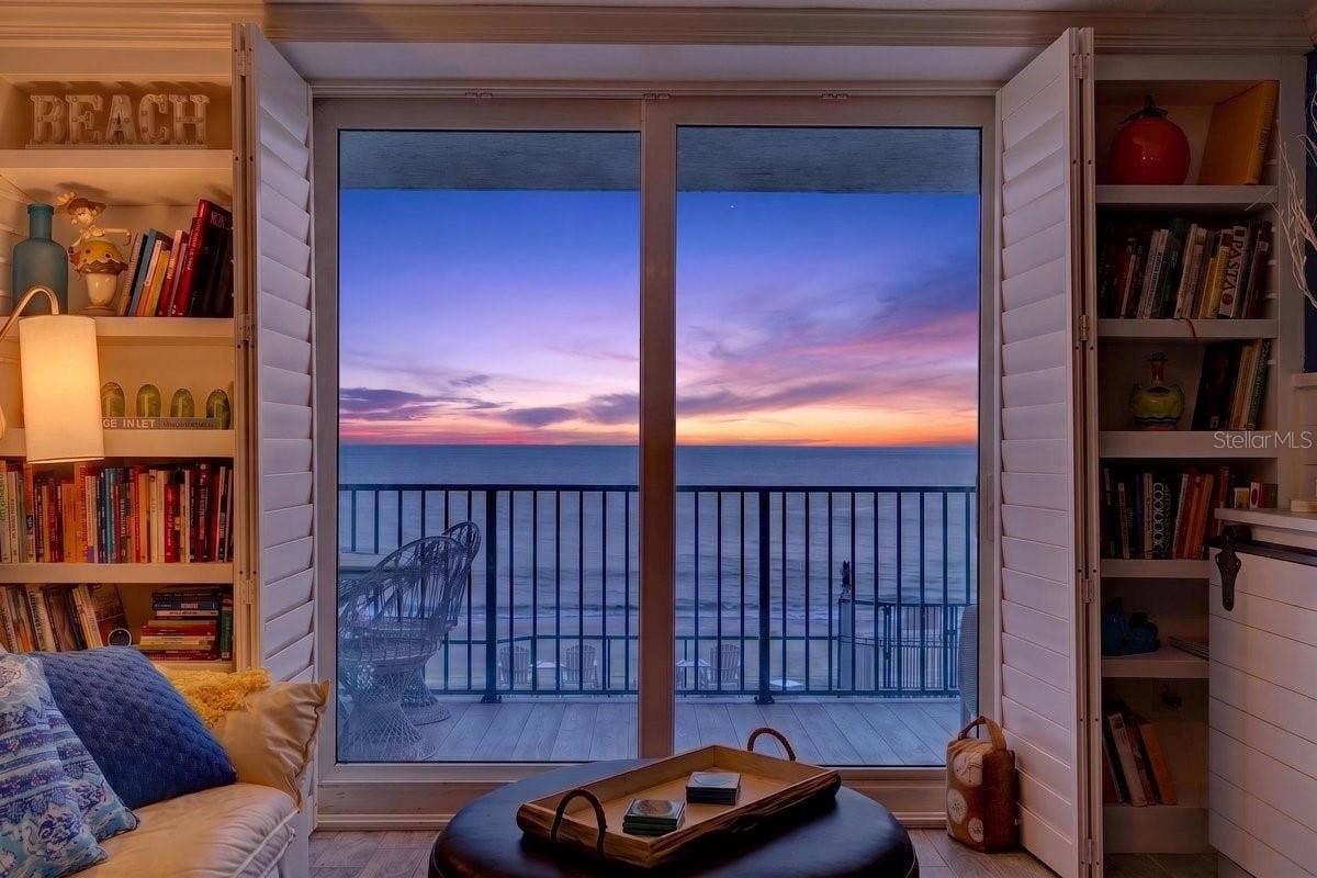 3797 S ATLANTIC AVENUE, #202, Daytona Beach Shores, FL 32118 Stunning View From Livingroom