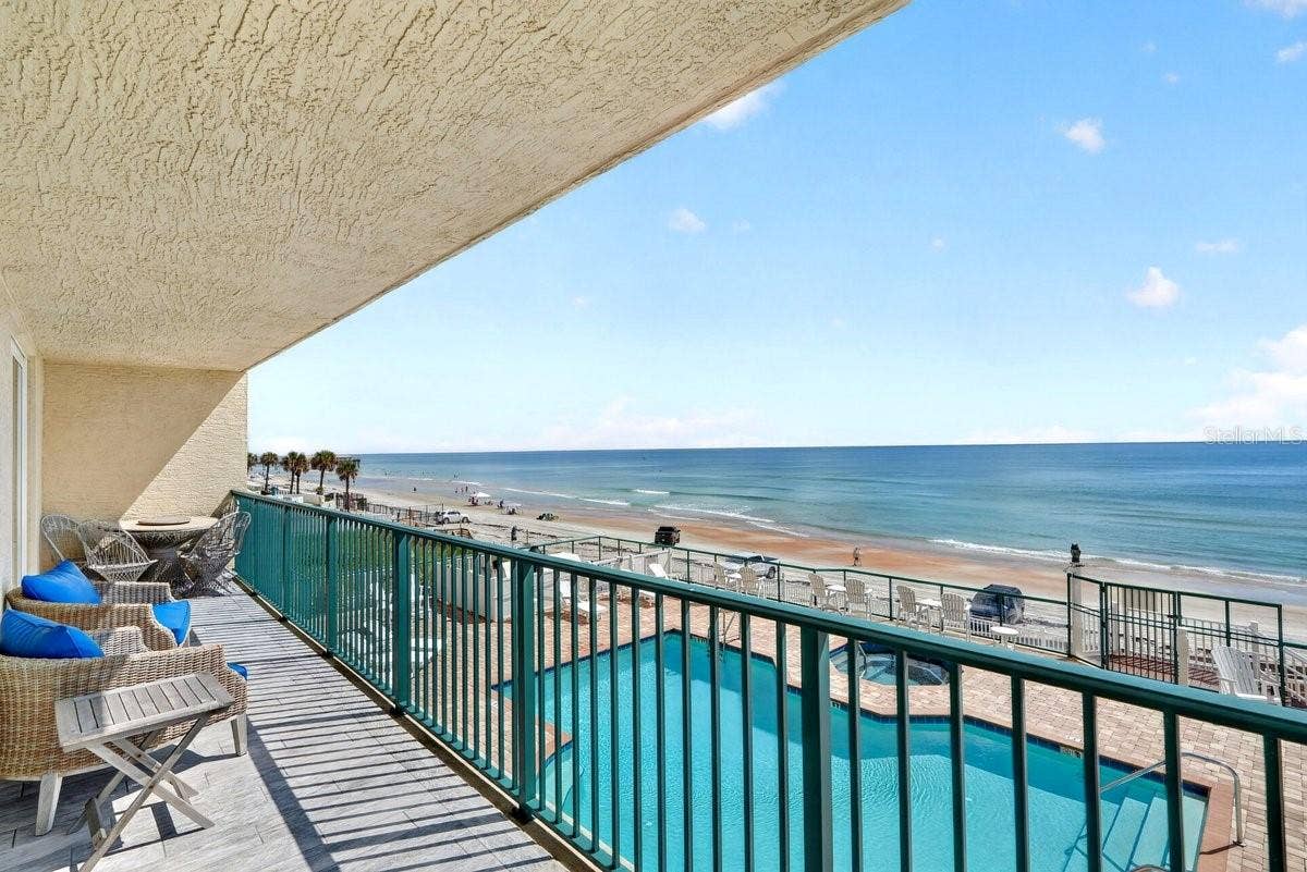 3797 S ATLANTIC AVENUE, #202, Daytona Beach Shores, FL 32118 Private Balcony