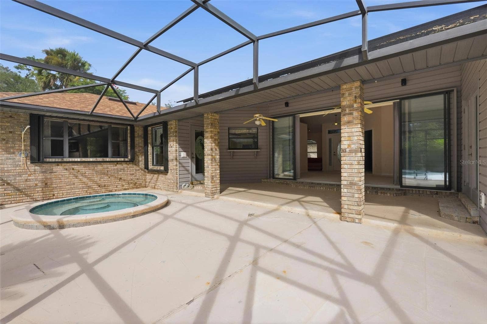 Back patio.