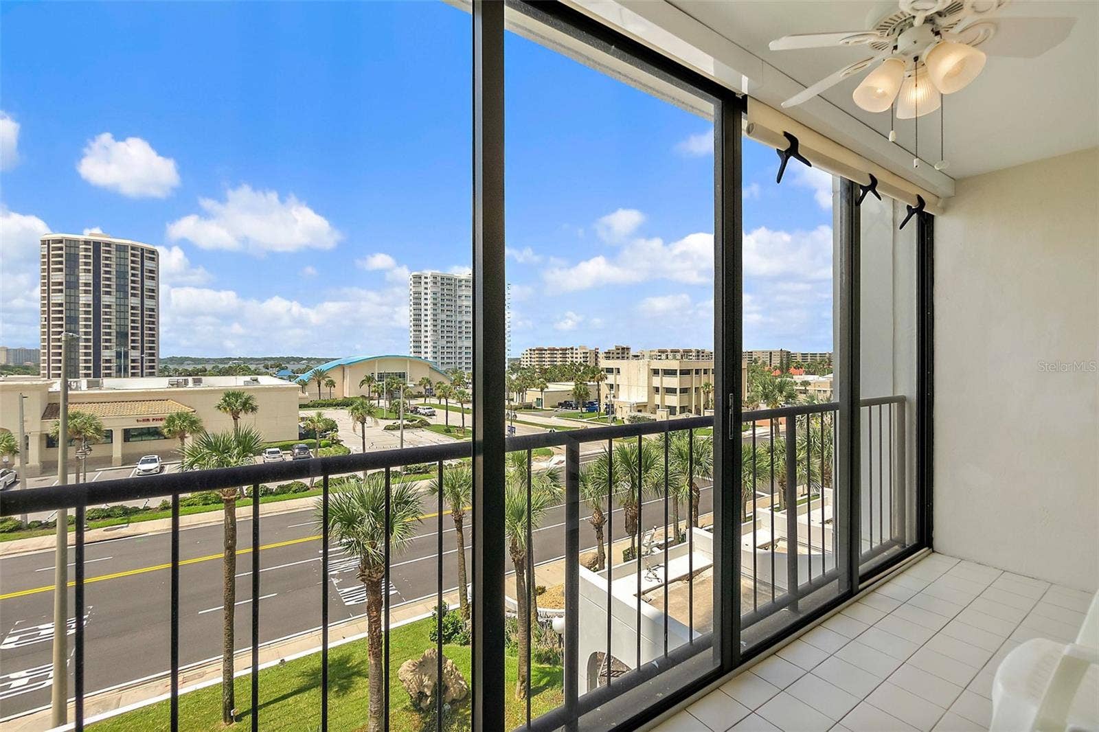 Riverfront balcony from both bedrooms