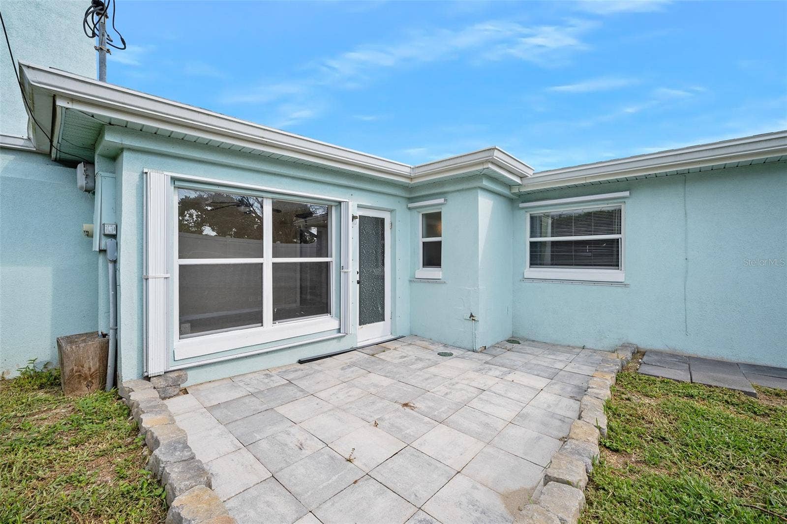 22 PLAZA DRIVE, Ormond Beach, FL 32176 Rear Patio and spacious back yard