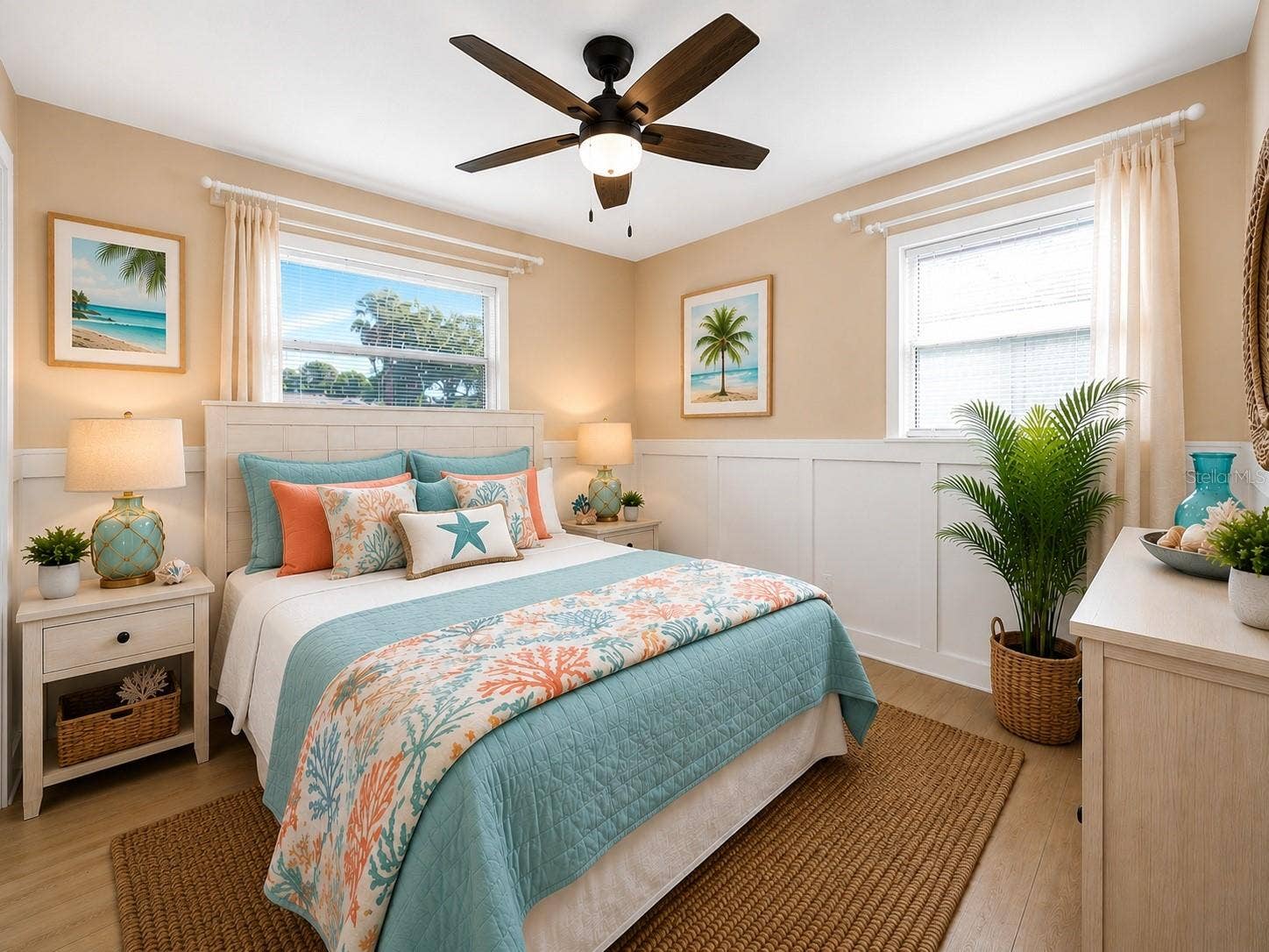 22 PLAZA DRIVE, Ormond Beach, FL 32176 Virtually stage bedroom 3