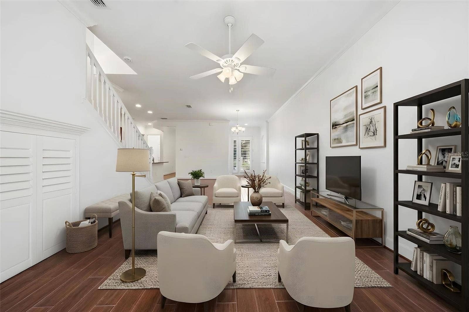 VIRTUALLY STAGED LIVING ROOM