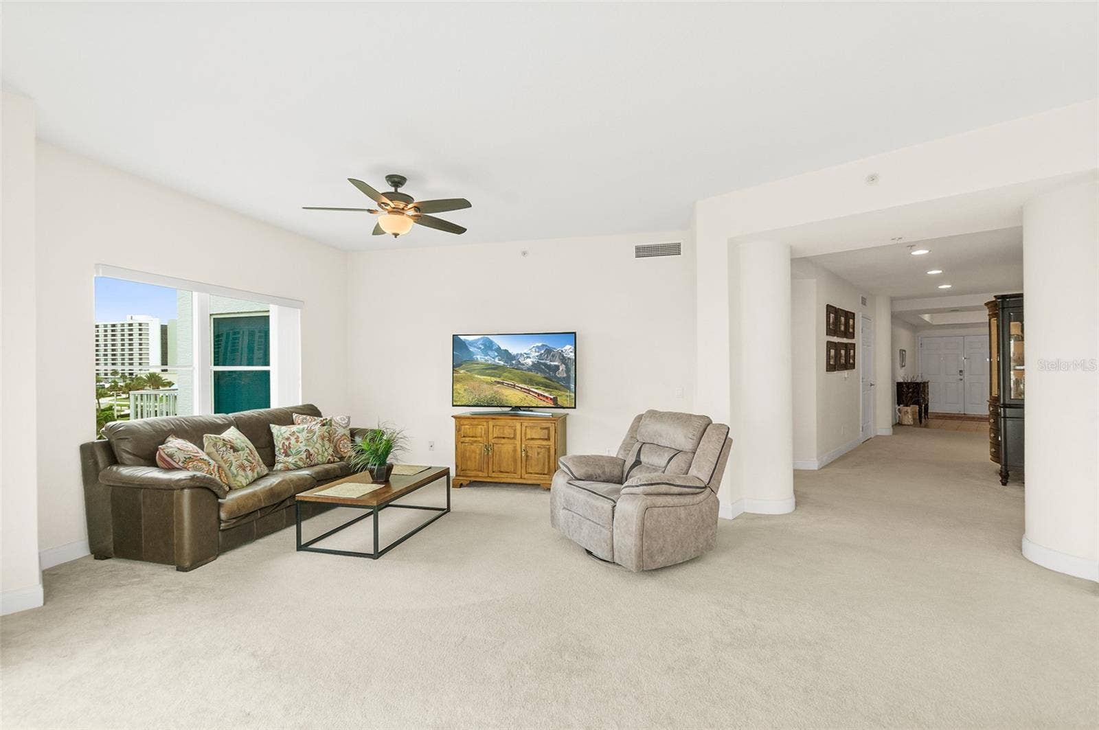 Wide-open floor plan