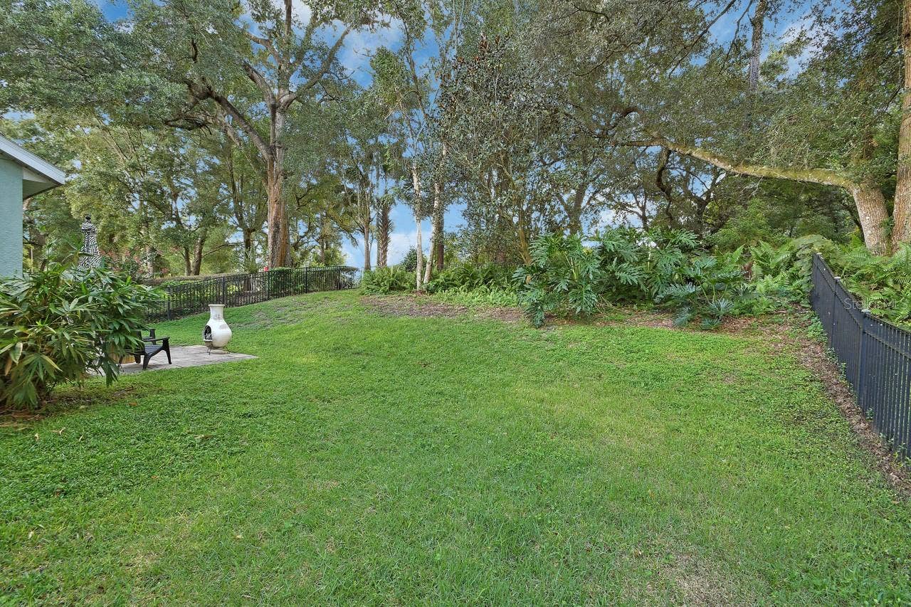 Back Yard Overlooks Golf Course