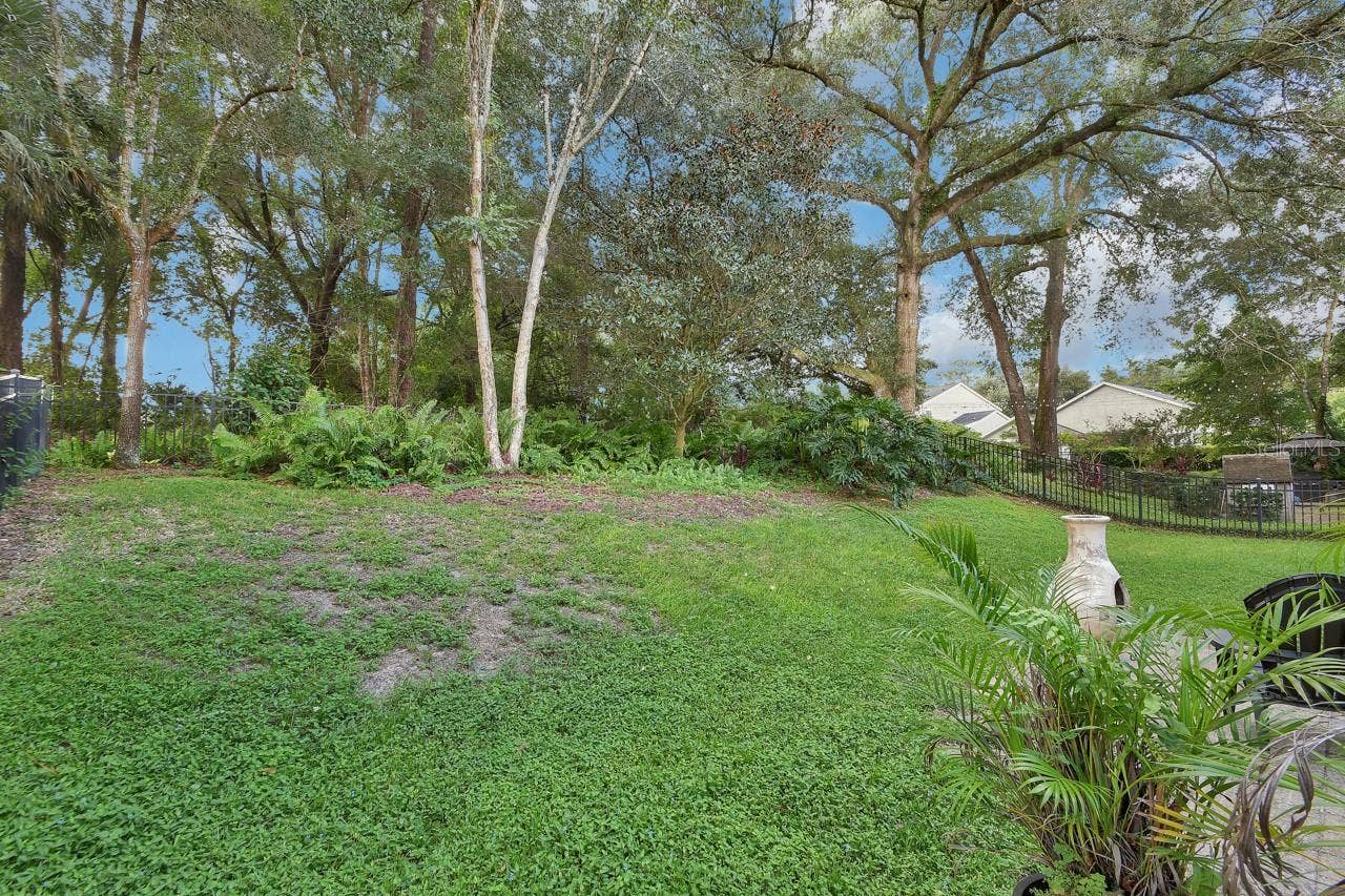 Back Yard Overlooks Golf Course