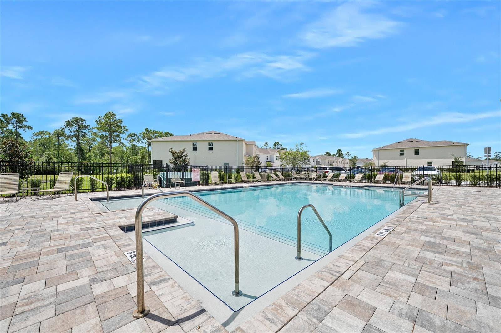 166 REENA DRIVE, Daytona Beach, FL 32117 Shallow end with handrails