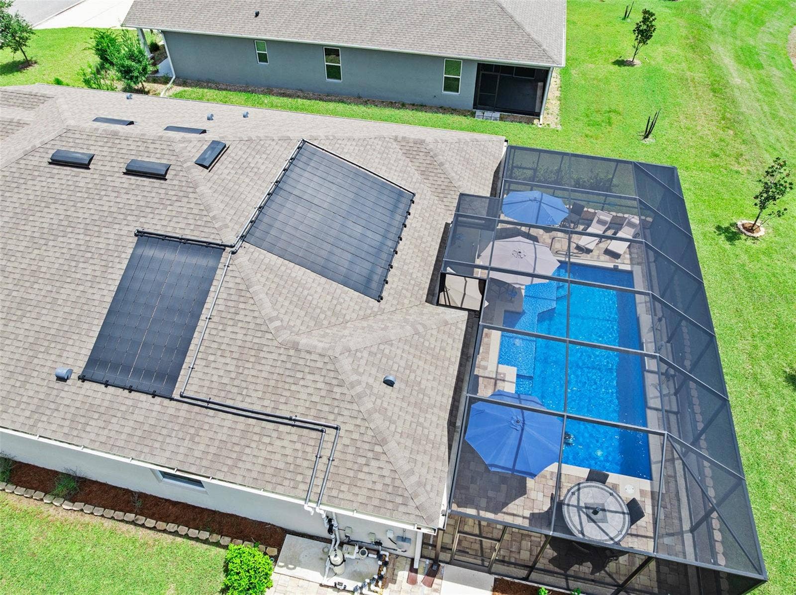 2844 MONAGHAN DRIVE, Ormond Beach, FL 32174 Solar panels for pool