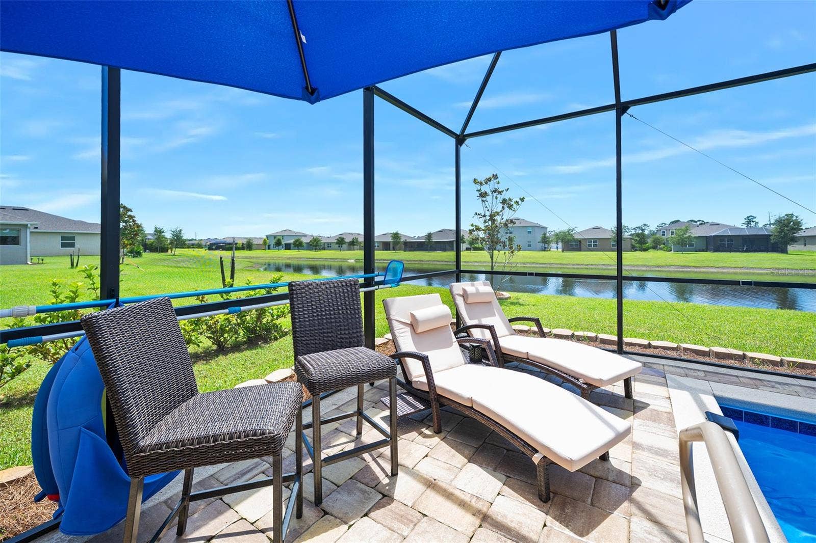 2844 MONAGHAN DRIVE, Ormond Beach, FL 32174 Room for patio chairs