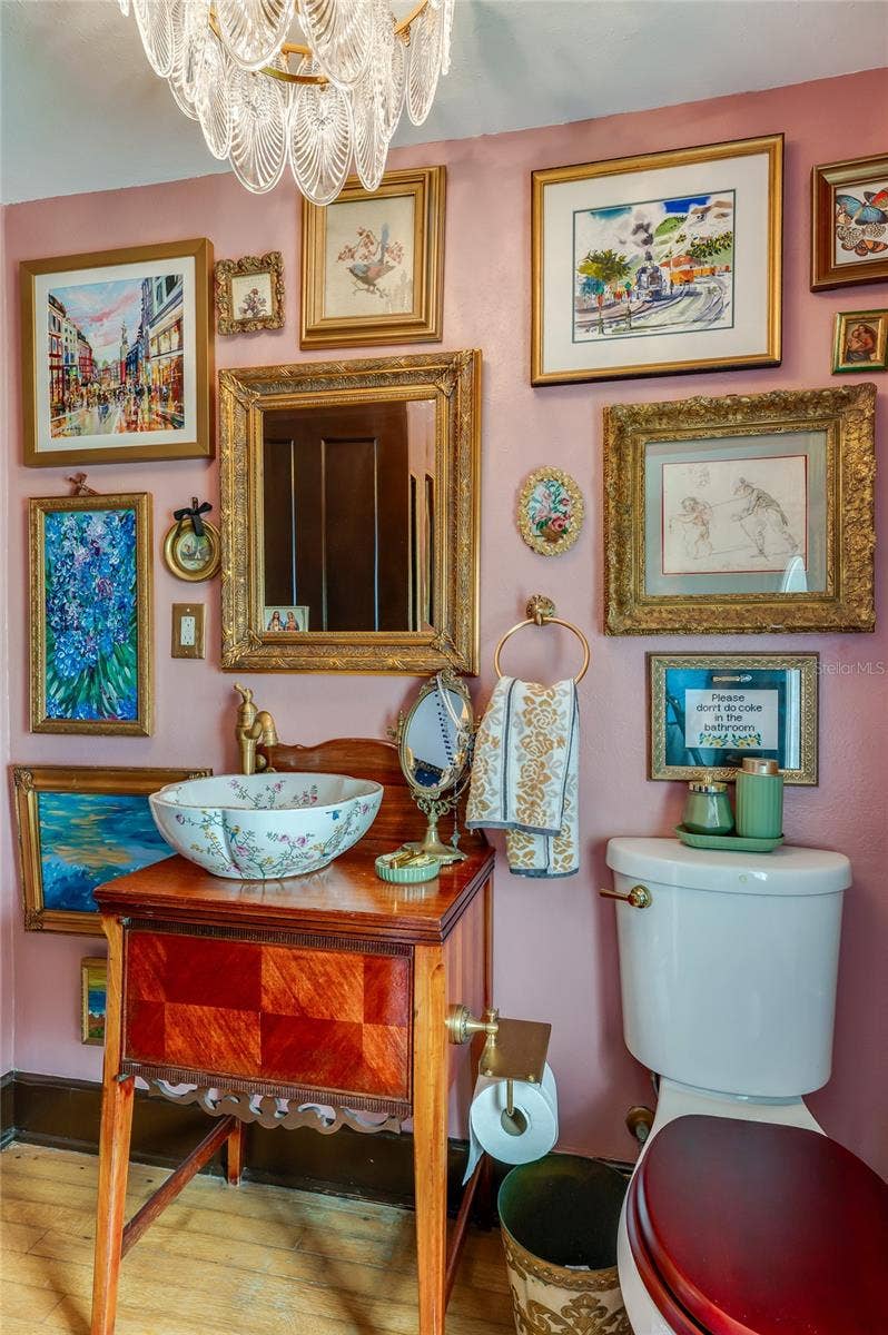 417 N GRANDVIEW AVENUE, Daytona Beach, FL 32118 Downstairs "WC" (water closet) - half bath